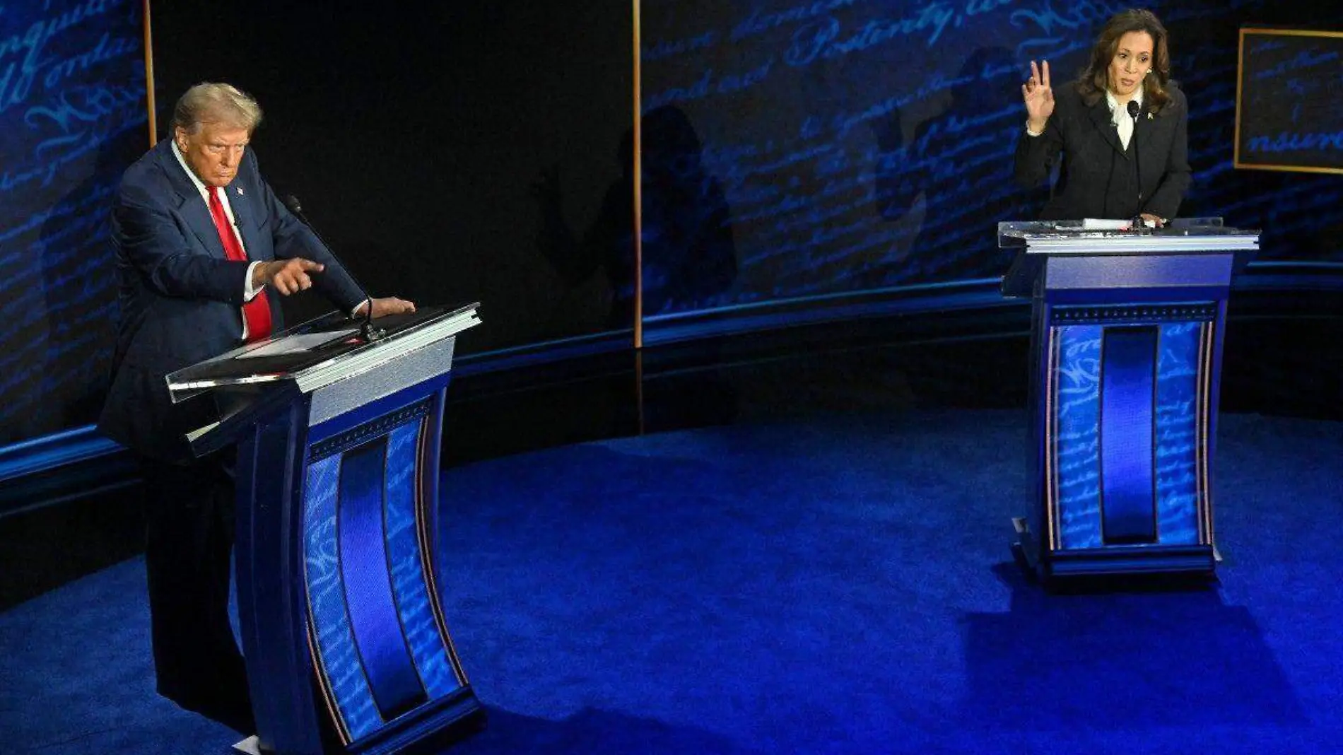 Debate entre Kamala y Trump